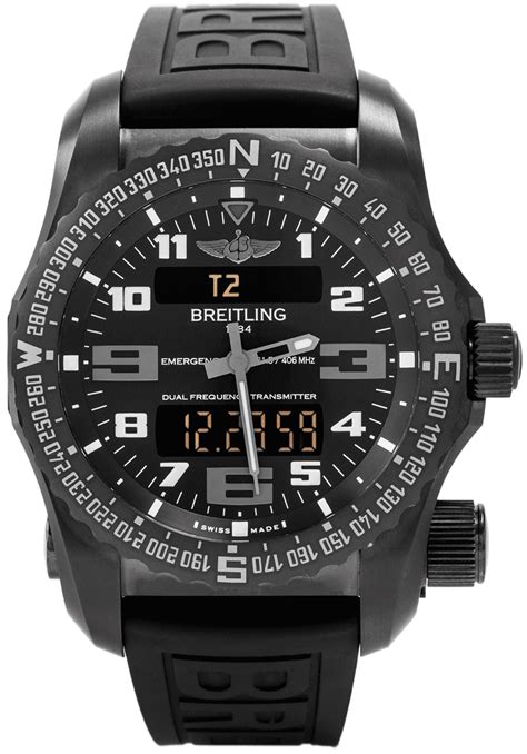 breitling emergency 2 black titanium price|breitling emergency 2 night mission.